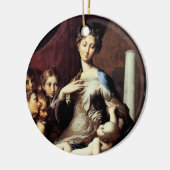 Madonna met de lange nek door Parmigiano Keramisch Ornament (Links)