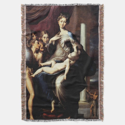 Madonna met de Long Neck Deken (Voorkant Verticaal)