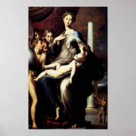 Madonna met de Long Neck Poster