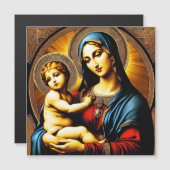 Madonna met een kind (Voorkant / Achterkant)