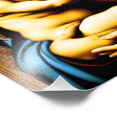 Madonna met een kind foto afdruk (Hoek)