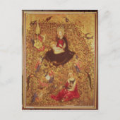 Madonna met een Roos Struik Briefkaart (Voorkant)