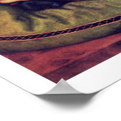 Madonna met het groene kussen poster (Hoek)