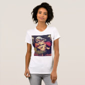 Madonna met het groene kussen t-shirt (Voorkant volledig)
