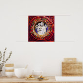 MADONNA MET KIND, ANGELS RENAISSANCE FLORAL CROWN POSTER (Keuken)