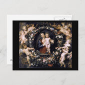 Madonna met kind door Rubens Briefkaart (Voorkant / Achterkant)