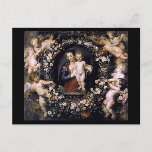 Madonna met kind door Rubens Briefkaart (Voorkant)