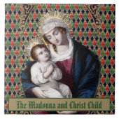 Madonna met Kind (DPT 001) Tegeltje (Voorkant)