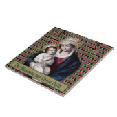 Madonna met Kind (DPT 001) Tegeltje (Zijkant)