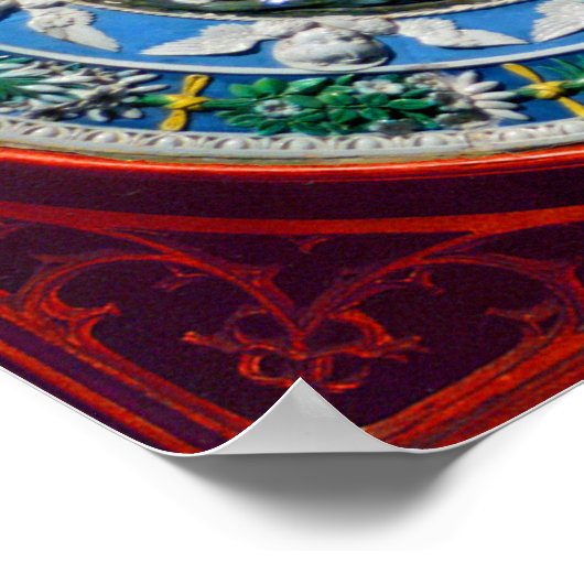 MADONNA MET KIND EN ANGELS POSTER (Hoek)