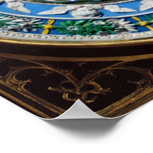 MADONNA MET KIND EN ANGELS POSTER (Hoek)