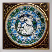 MADONNA MET KIND EN ANGELS POSTER (Voorkant)