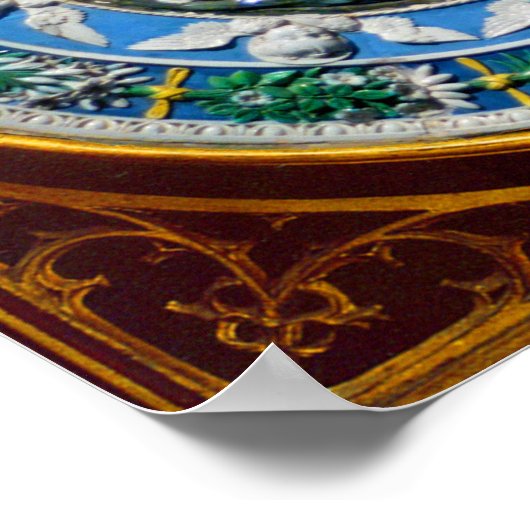 MADONNA MET KIND EN ANGELS POSTER (Hoek)