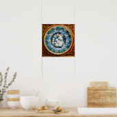 MADONNA MET KIND EN ANGELS POSTER (Keuken)