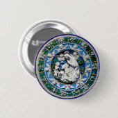 MADONNA MET KIND EN ANGELS RONDE BUTTON 5,7 CM (Voorkant /achterkant)
