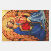 MADONNA MET KIND EN ANGELS , SAINTS Fra Angelico Inpakpapier Vel (Voorkant 3)