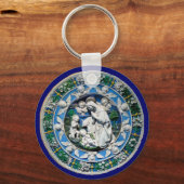 MADONNA MET KIND EN ANGELS SLEUTELHANGER (Voorkant)