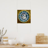 MADONNA MET KIND EN ENGELEN POSTER (Keuken)