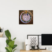MADONNA MET KIND EN HEILIGEN POSTER (Thuiskantoor)