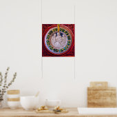 MADONNA MET KIND EN HEILIGEN POSTER (Keuken)