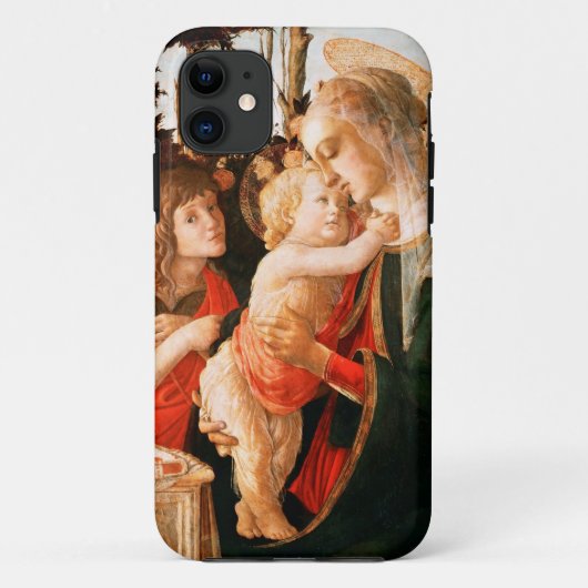 Madonna met Kind en Johannes de Doper Case-Mate iPhone Case (Achterkant)