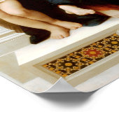 Madonna met kind en John de Baptist Poster (Hoek)