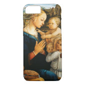 Madonna met kind en twee Angels, Filippo Lippi Case-Mate iPhone Case (Achterkant)