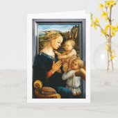 Madonna met kind en twee Angels, Filippo Lippi Kaart (Gele Bloem)