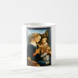 Madonna met kind en twee Angels, Filippo Lippi Koffiemok