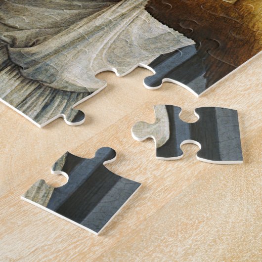 Madonna met kind en twee Angels, Filippo Lippi Legpuzzel (Zijkant)