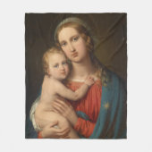 Madonna met Kind Fleece Deken (Voorkant)
