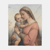 Madonna met Kind Fleece Deken (Voorkant)