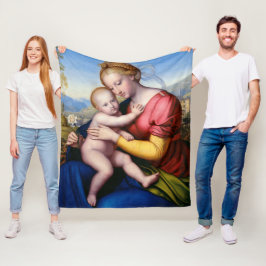 Madonna met Kind Fleece Deken
