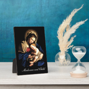 Madonna met kind fotoplaat