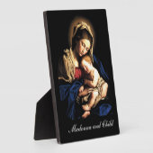 Madonna met kind fotoplaat (Zijkant)