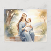 Madonna met kind Jezus Briefkaart (Voorkant)