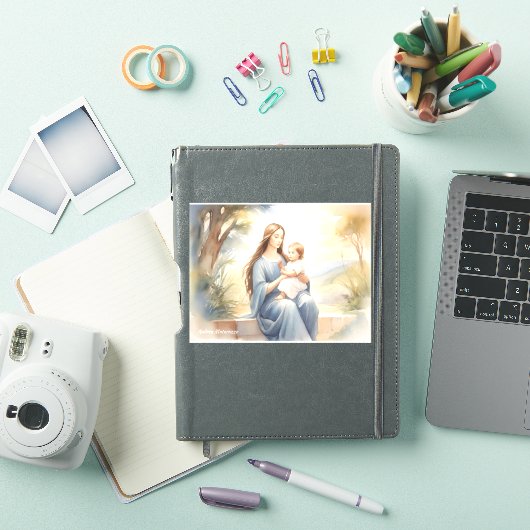 Madonna met kind Jezus Sticker (iPad Cover)