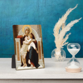 Madonna met kind & Johannes de Doper, Bouguereau Fotoplaat