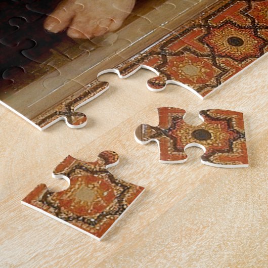 Madonna met kind & Johannes de Doper, Bouguereau Legpuzzel (Zijkant)