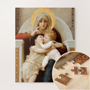 Madonna met kind & Johannes de Doper, Bouguereau Legpuzzel
