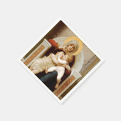 Madonna met kind & Johannes de Doper, Decoupage Servet (Hoek)