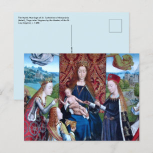 Madonna met Kind met 3 Heilige(n) (detail; M 070) Briefkaart