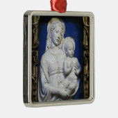 MADONNA MET KIND METALEN ORNAMENT (Rechts)