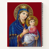 Madonna met Kind Notitieboek (Achterkant)