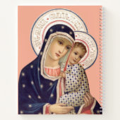 Madonna met Kind Notitieboek (Achterkant)