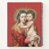 Madonna met Kind Notitieboek (Achterkant)
