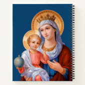 Madonna met Kind Notitieboek (Achterkant)