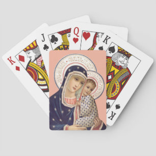 Madonna met Kind Pokerkaarten