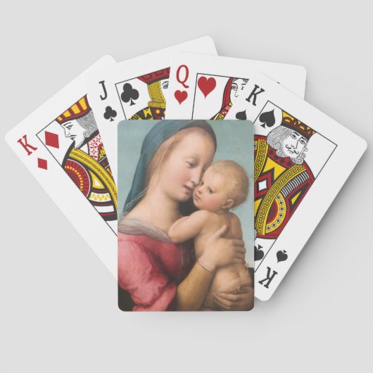 Madonna met Kind Pokerkaarten (Achterkant)