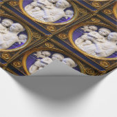 MADONNA MET KIND RENAISSANCE KERSTGROETEN CADEAUPAPIER (Hoek)